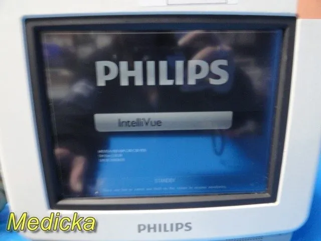 Монитор пациента 2009 Philips MP5 865024 (M8105A) Multi-parameter Monitor W/ Lea