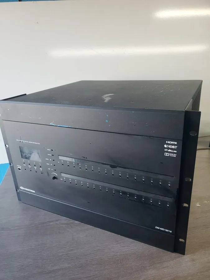 Видеокоммутатор Crestron DM-MD16X16-RPS DMCO-5530 DigitalMedia Switcher w/ input — фото лота 1