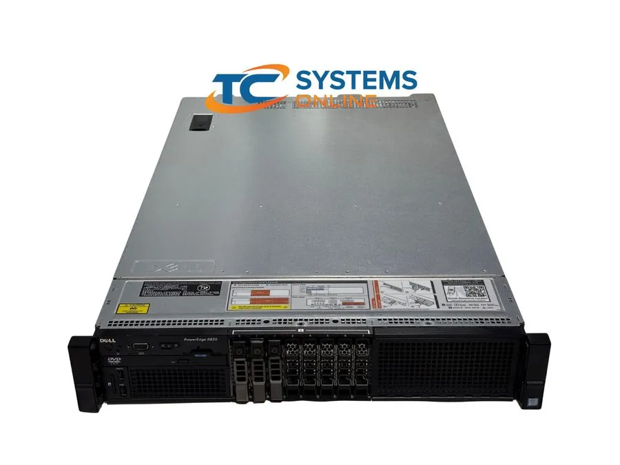 Сервер Poweredge R830 8SFF 4x E5-4610v4 1.8GHZ =40C/80T 256GB 3x HD TRAY H730P