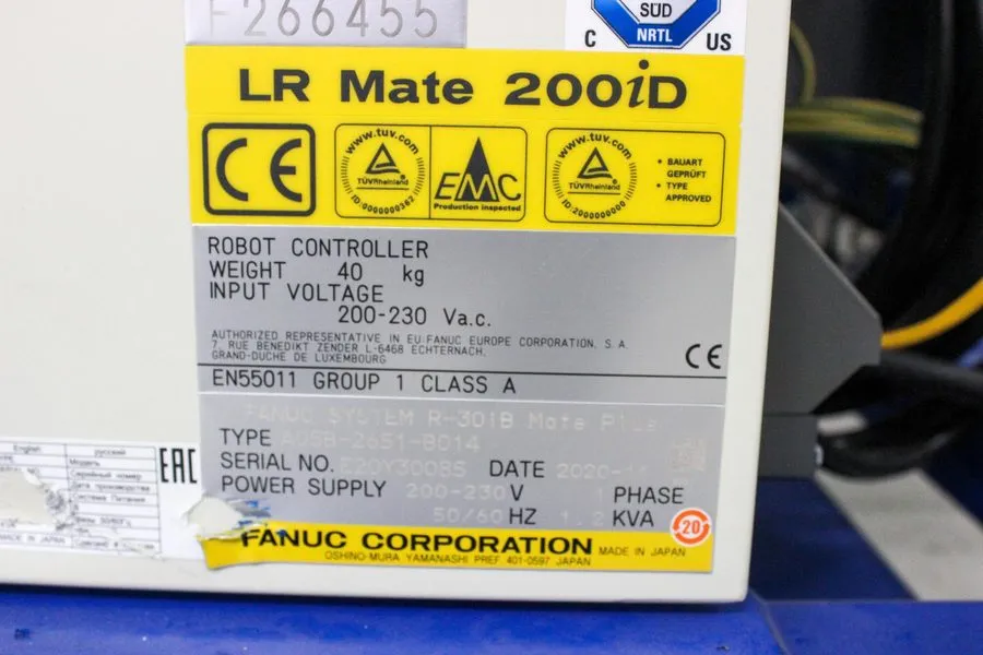 Робот Fanuc V9.10P/05 Robot LR Mate Handling Tool & Documentation R-30iB — фото лота 2