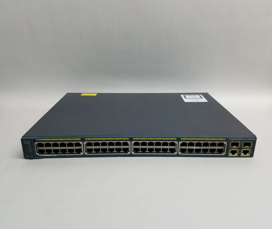 Коммутатор CISCO WS-C2960-48PST-L 48 PORT FE POE ETHERNET SWITCH W/2x SFP 370W