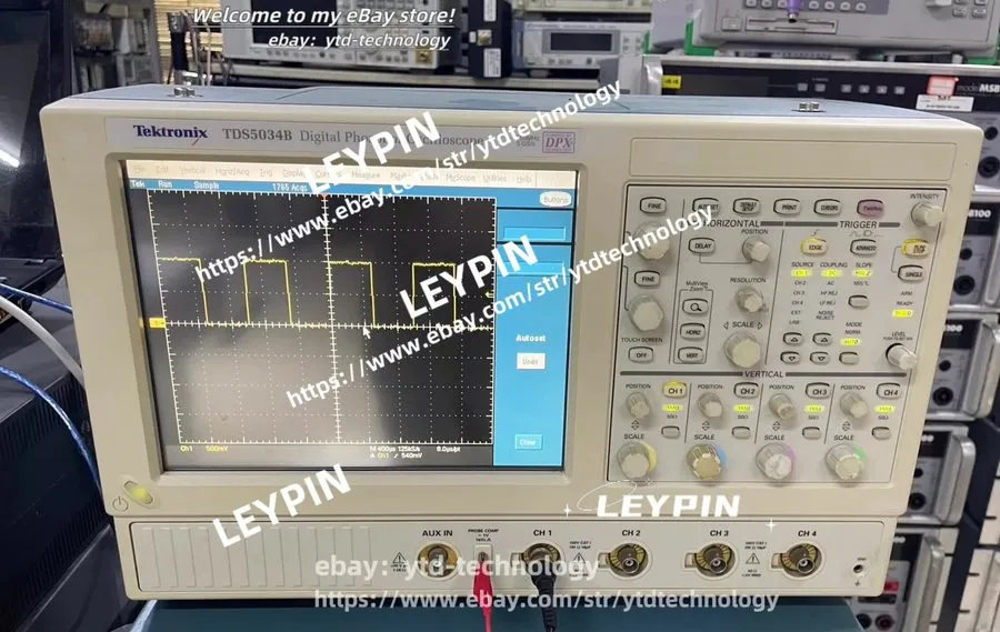 Осциллограф Tektronix TDS5034B Oscilloscope Digital 4ch 350MHz Bandwidth 5GS/s