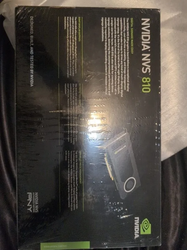 GPU-ускоритель PNY Nvidia Quadro NVS810 NVS 810 8xDP PCIe 3.0 ( W/ BOX) — фото лота 2