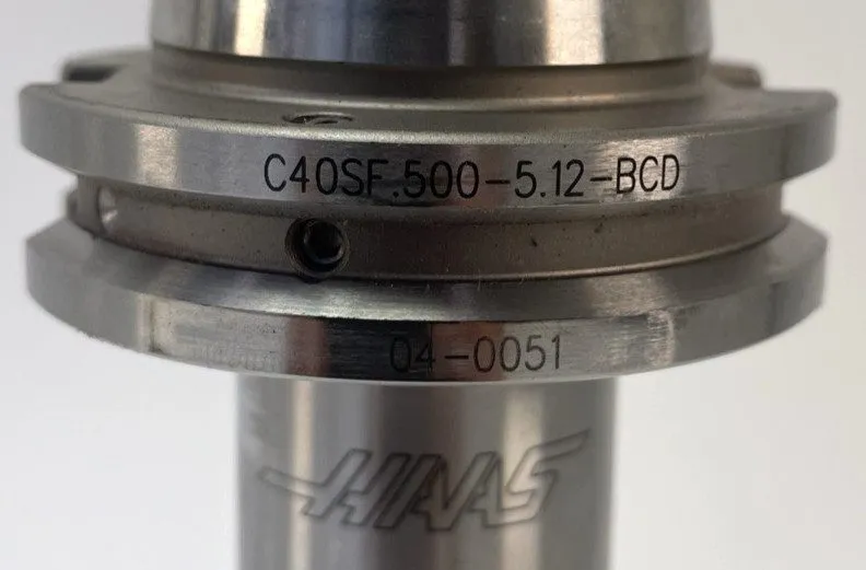 Режущий инструмент HAAS C40SF .500" x 5.12" Shrink Fit Tool Holder BCD 04-0051 2 — фото лота 1