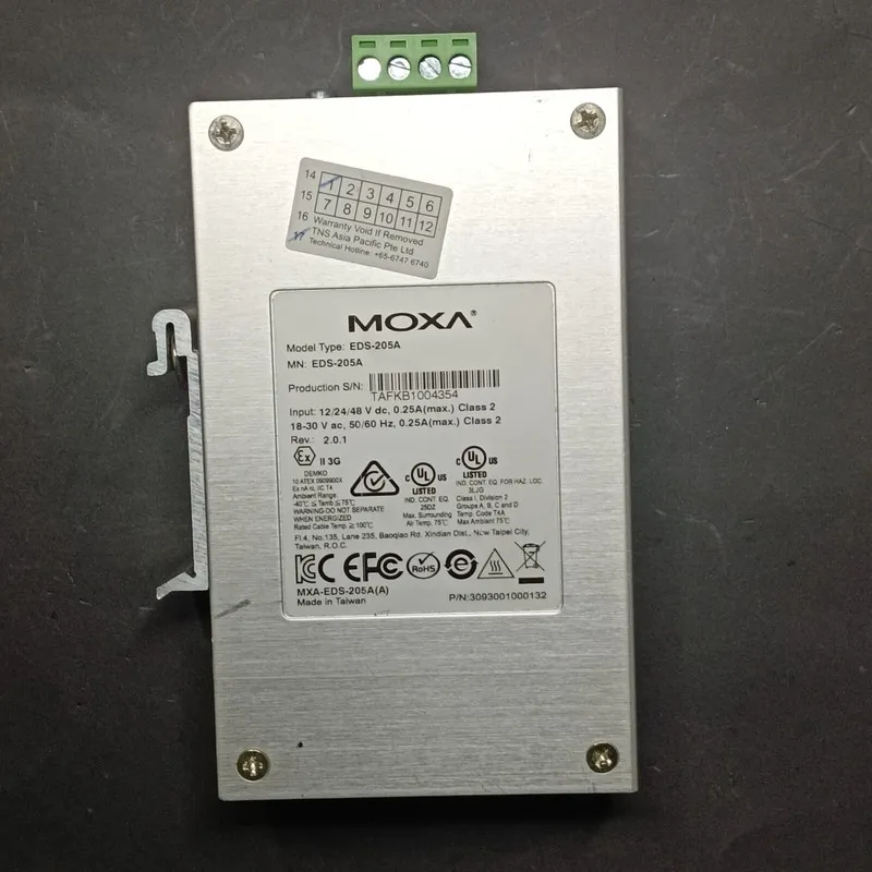 IIoT-устройство Moxa EDS-205A Ethernet Switch Rev 2.0 1201002054013
