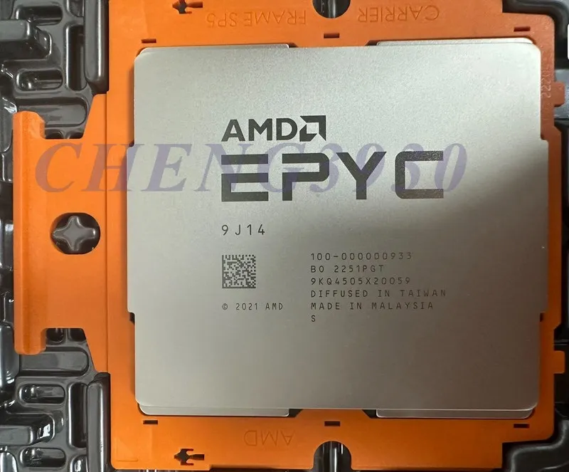 Сервер AMD EPYC 9J14 GENOA 2.4GHZ Processor CPU SERVER ZEN4 192 Threads SP5 96 C