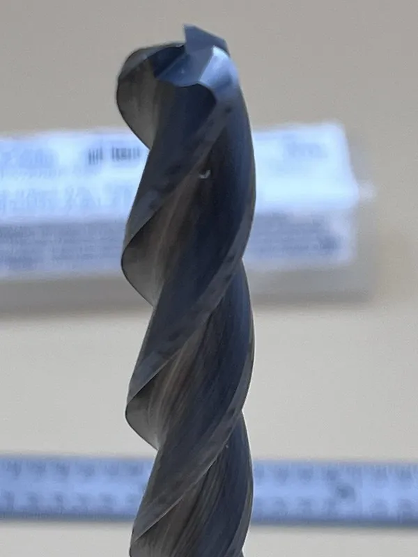 Режущий инструмент M.A. Ford 3/8” Carbide 3FL X-AL End Mill 2-1/2 LOC .125R 1383 — фото лота 2