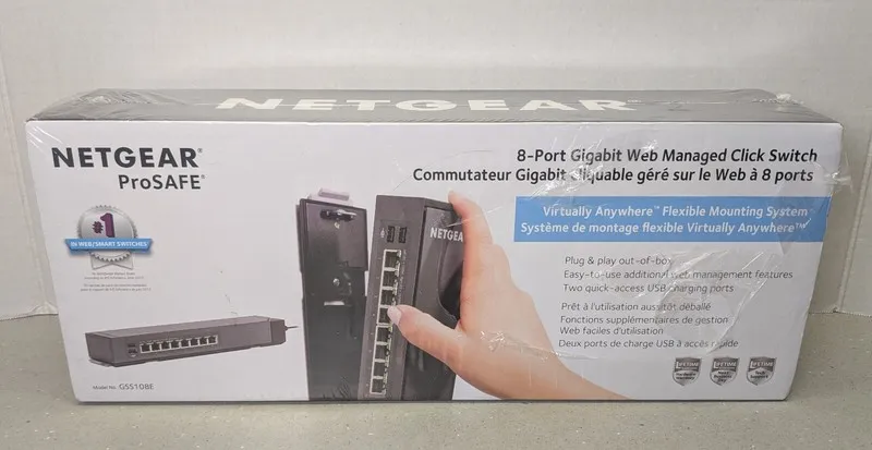 Коммутатор Netgear ProSafe GSS108E 8-Port Gigabit Managed Network Switch