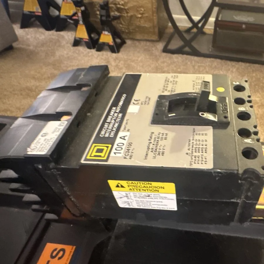 Автоматический выключатель Square D FC34100 circuit breaker Iline 3pole 100 amp 