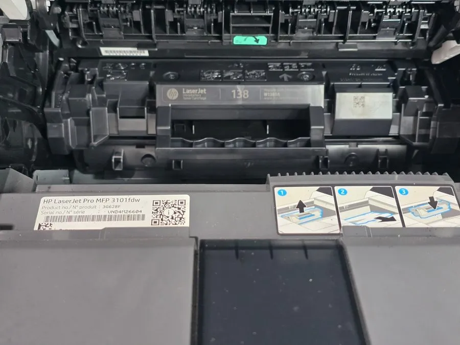 Лазерный принтер HP LaserJet Pro MFP 3101fdw Wireless Black & White All-in-One L — фото лота 4