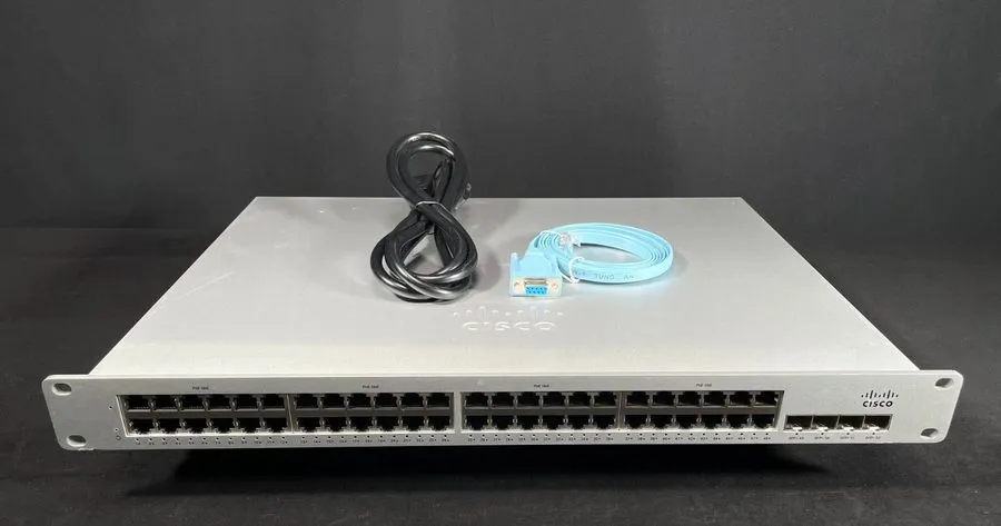 Коммутатор Cisco Meraki MS225-48LP-HW 48-Port 370W PoE+ 4xSFP Switch -UNCLAIMED