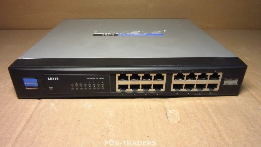 Коммутатор Cisco Linksys Small Business SR216 ver.2.0 16-Port 10/100 Network Swi