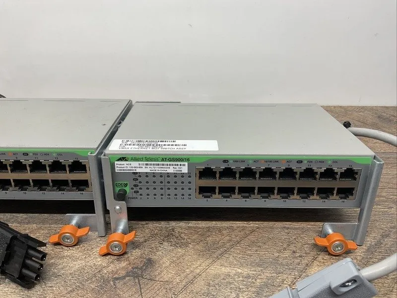Коммутатор 39332 ALLIED TELESIS 16-PORT, GIGABIT ETHERNET SWITCH AT-GS900/16 — фото лота 2