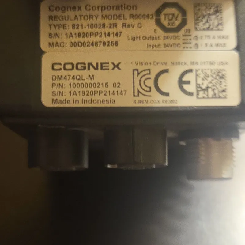 Камера машинного зрения Cognex DM474QL-M Industrial Vision Imaging Camera er Sen — фото лота 2