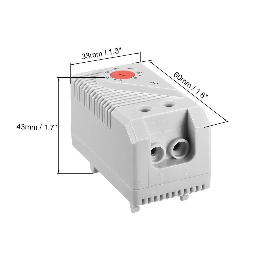 Датчик температуры Din Rail Cabinet Temperature Controller Mechanical Industrial — фото лота 1