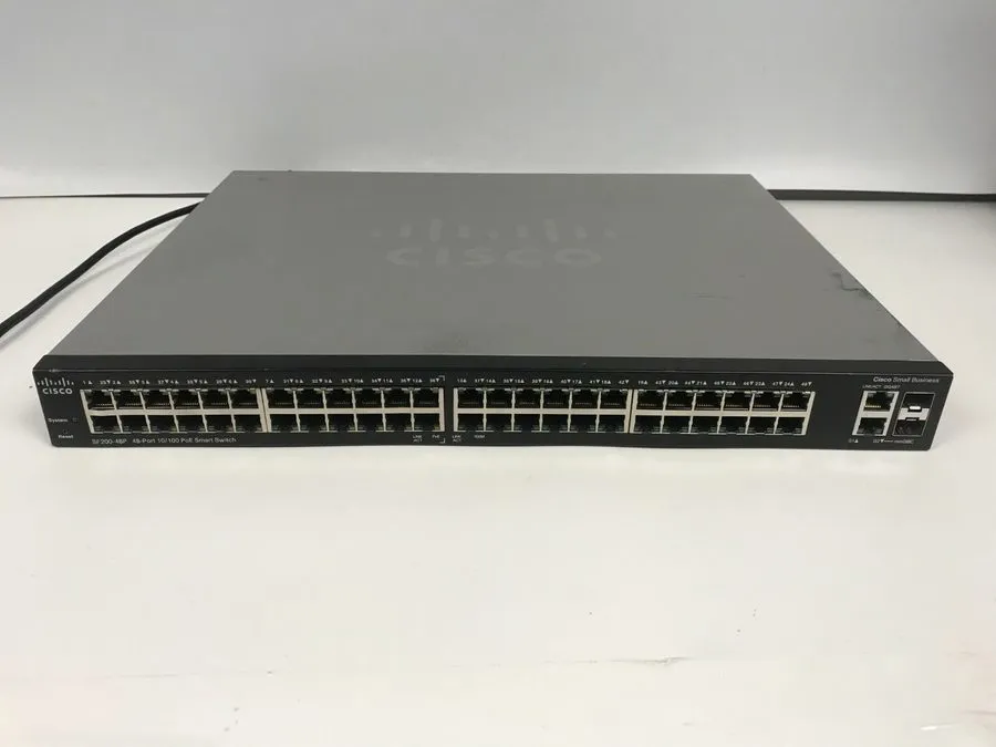 Коммутатор Cisco SF200-48P 48-Port 10/100 PoE Managed Network Switch