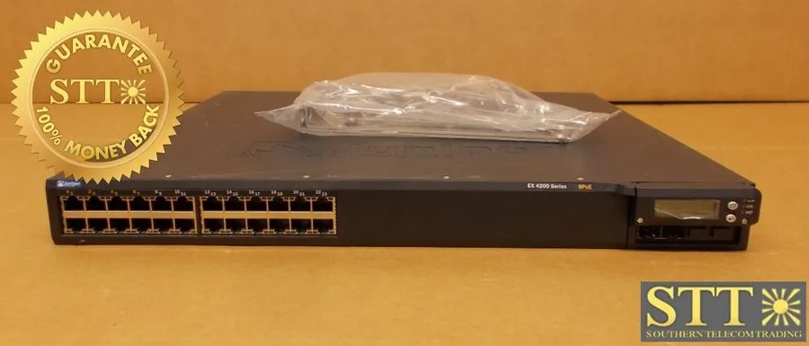 Коммутатор EX4200-24T JUNIPER REV22 320W 24 PORT ETHERNET SWITCH 750-021256 1U C