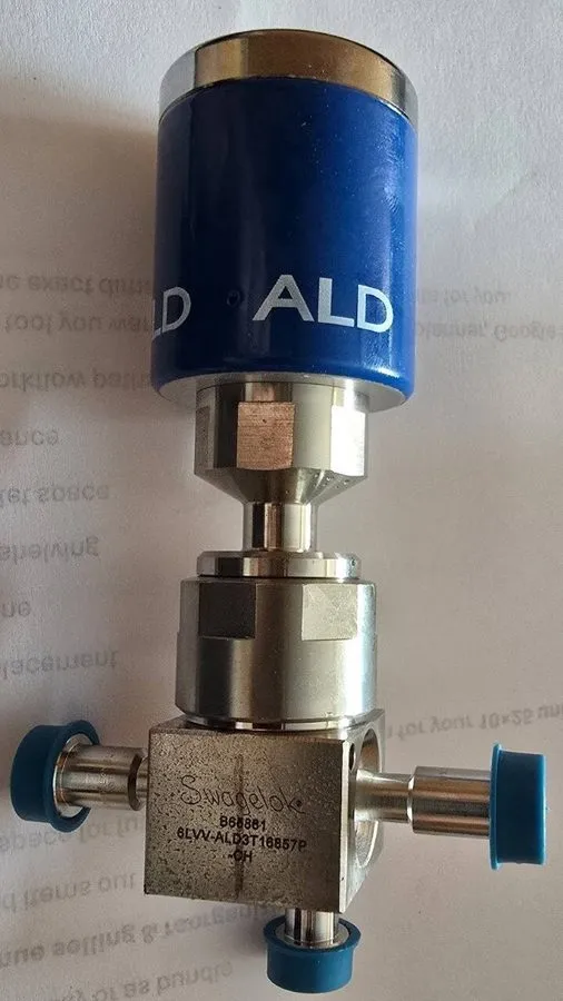 Клапан Swagelok ALD-3 3-Port UHP Pneumatic Diaphragm Valve 6LVV-ALD3T16857P-CM — фото лота 2