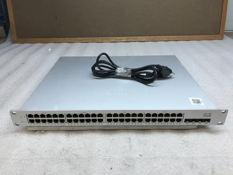 Коммутатор Cisco Meraki MS220-48LP-HW 48-Port Gigabit 370W PoE Switch UNCLAIMED