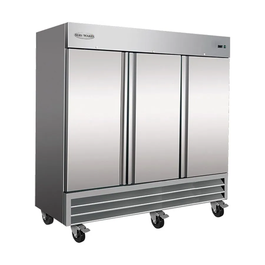 Холодильный шкаф Serv-Ware RR3-HC 81" 3-Section Reach-In Refrigerator, Stainless