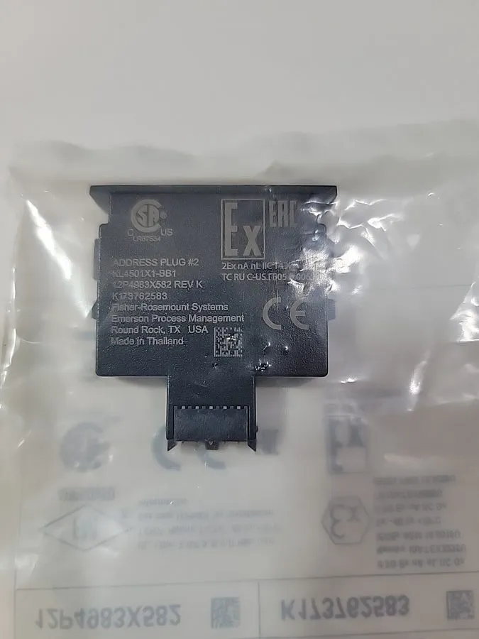 Трубопроводная арматура EMERSON FISHER ROSEMOUNT KL4501X1-BB1 CHARM ADDRESS PLUG — фото лота 1