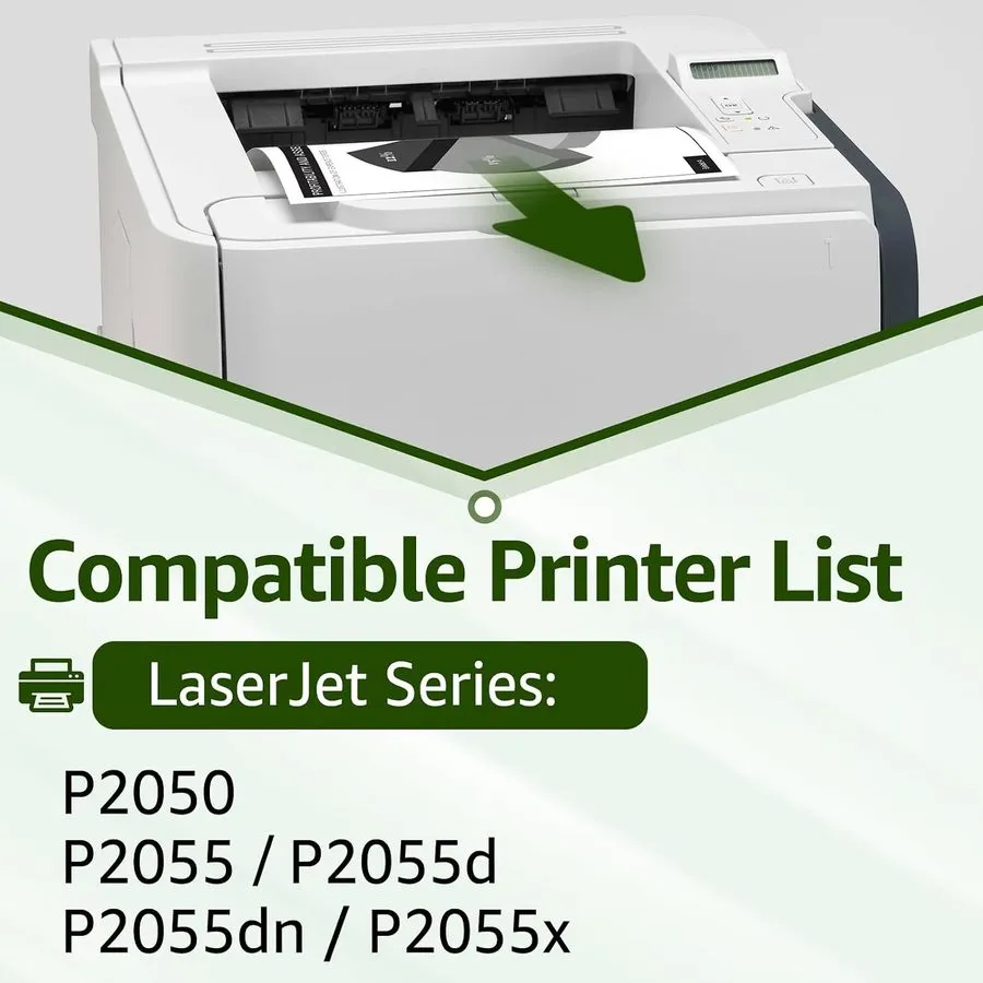 Лазерный принтер 6PK CE505X 05X BK Laser Toner Cartridge