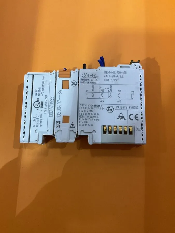 ПЛК Wago 750-455 Buscoupler DeviceNet Module PLC