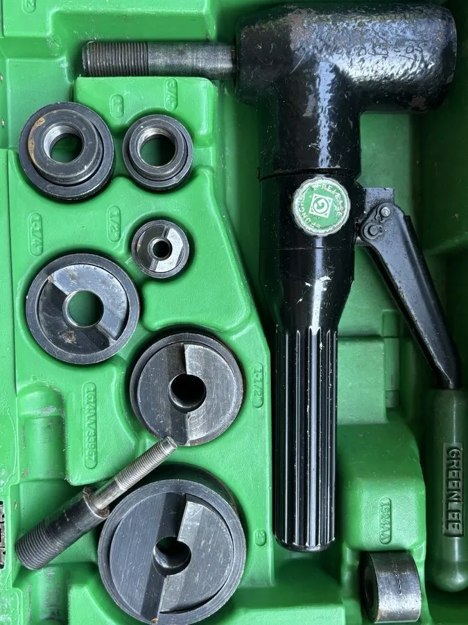 Электрооборудование GREENLEE 7806SB 7804SB Quick Draw Hydraulic Knockout *ALMOST — фото лота 2
