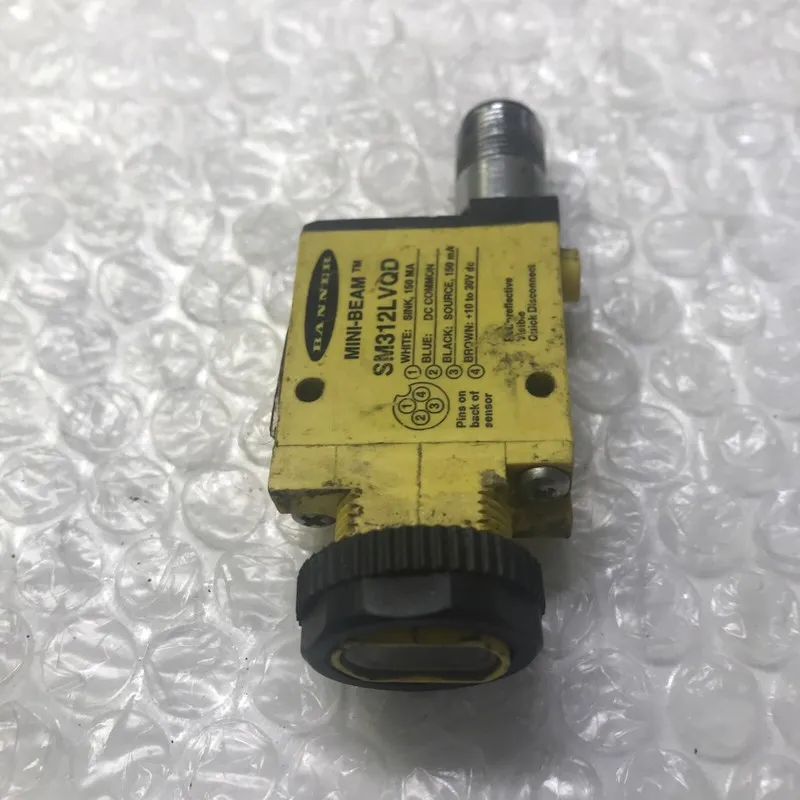 Фотоэлектрический датчик Banner SM312LVQD Photoelectric Sensor Retro 5M 10-30VDC