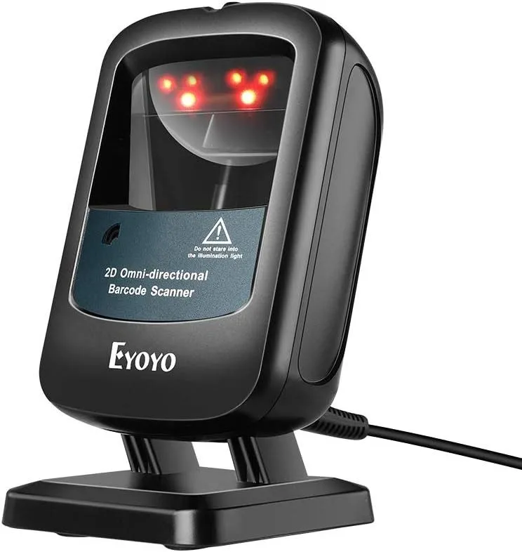 Сканер штрих-кода EYH2 Handheld USB 2D Barcode Scanner, Wired Automatic QR Code 