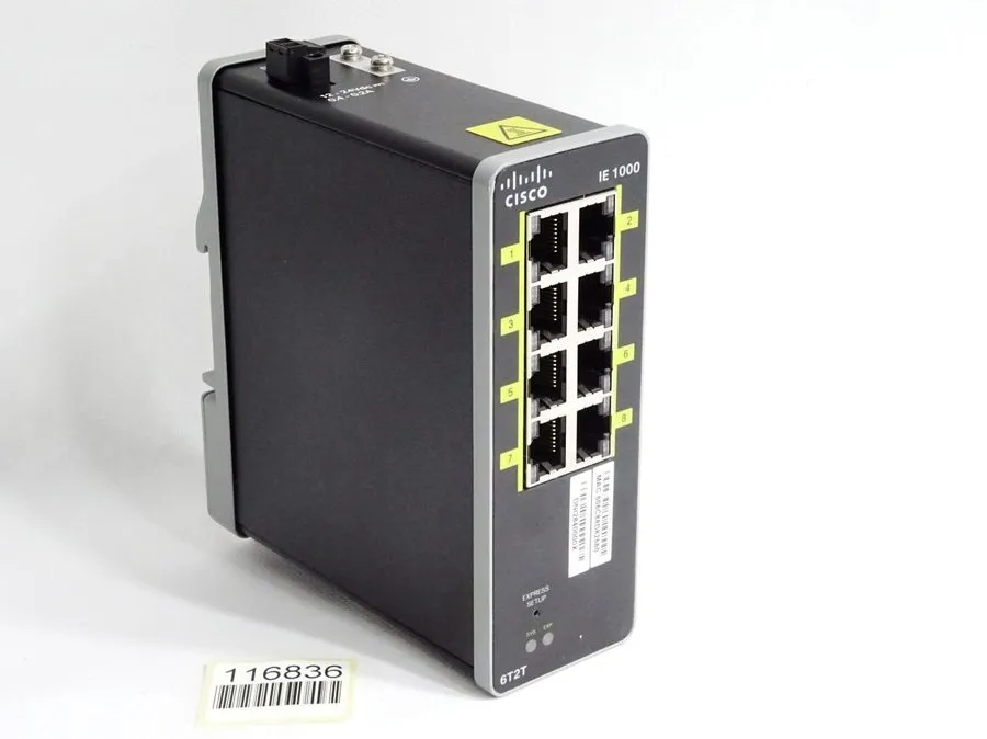 Коммутатор Cisco IE-1000-6T2T-LM 6 Port FE Copper 2 Port FE Copper Uplink Indust