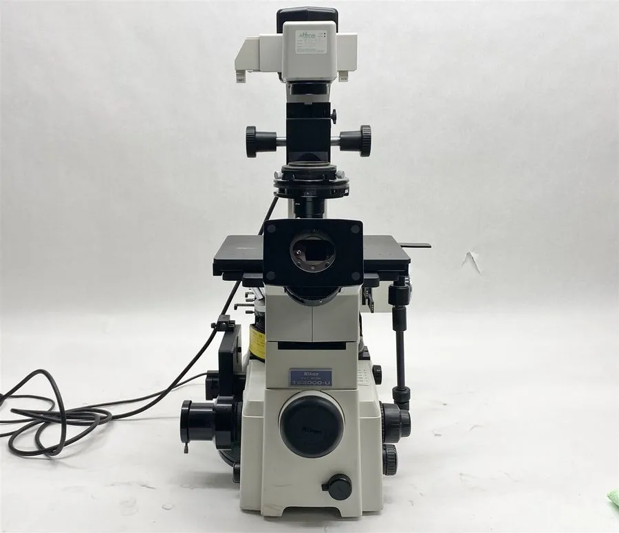 Микроскоп Nikon Eclipse TE2000-U Inverted Fluorescence Microscope Power On 100V