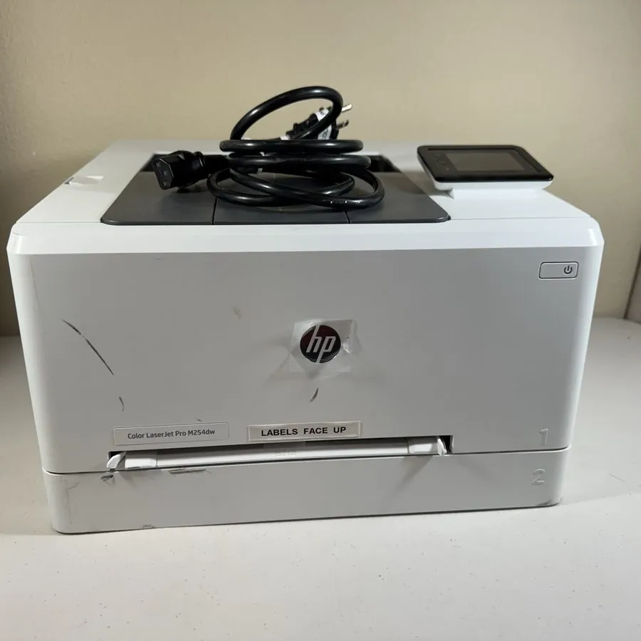 Лазерный принтер HP Color LaserJet Pro M254DW Wireless Duplex Laser Printer only — фото лота 4