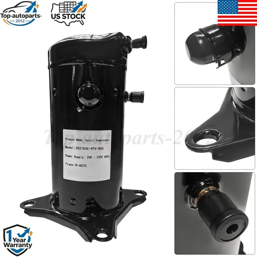 Компрессор ZR21K5E-PFV-800 Copeland 2 Ton Scroll HP A/C Condenser Compressor 21,