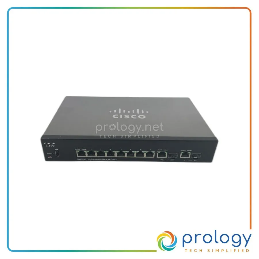 Коммутатор Cisco SG350-10-K9 10 Port Gigabit Managed Switch Fully