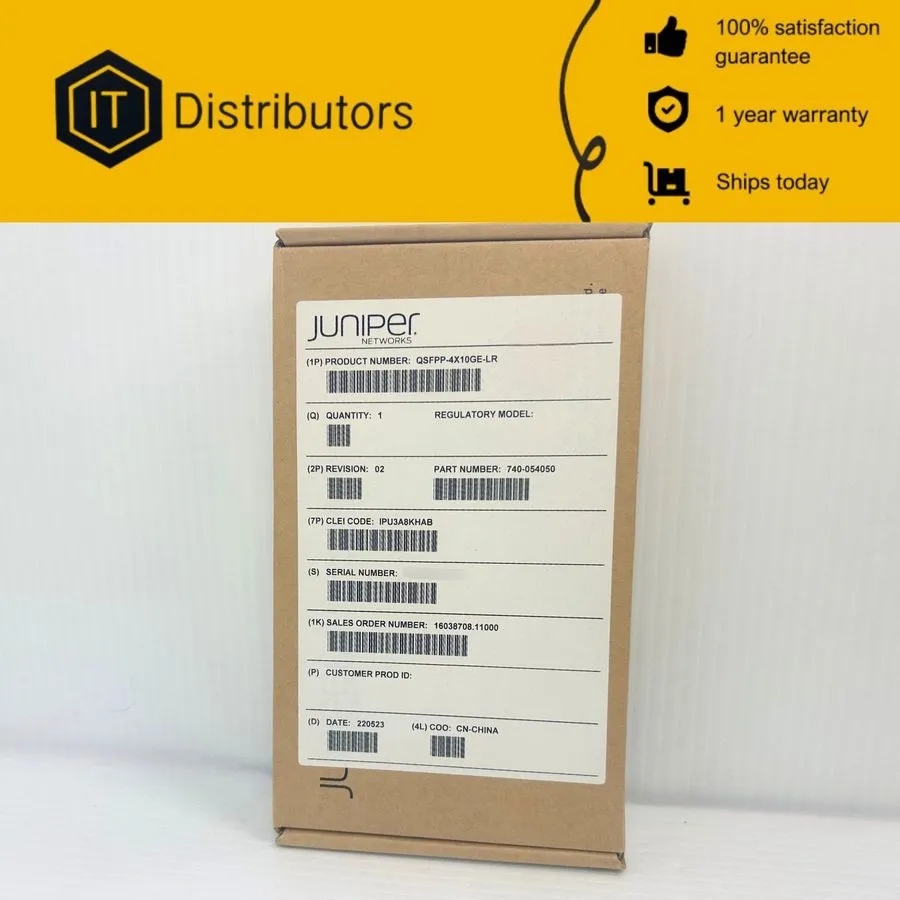 Коммутатор Juniper QSFPP-4X10GE-LR