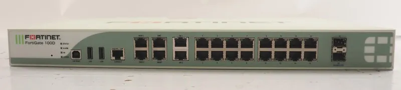 Межсетевой экран Fortinet FortiGate 100D 16 Port Security Appliance FG-100D