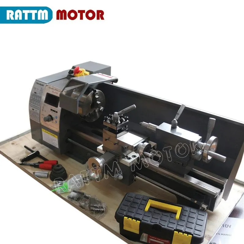 Оборудование ЧПУ 750W Metal Lathe machine CD-210V — фото лота 1