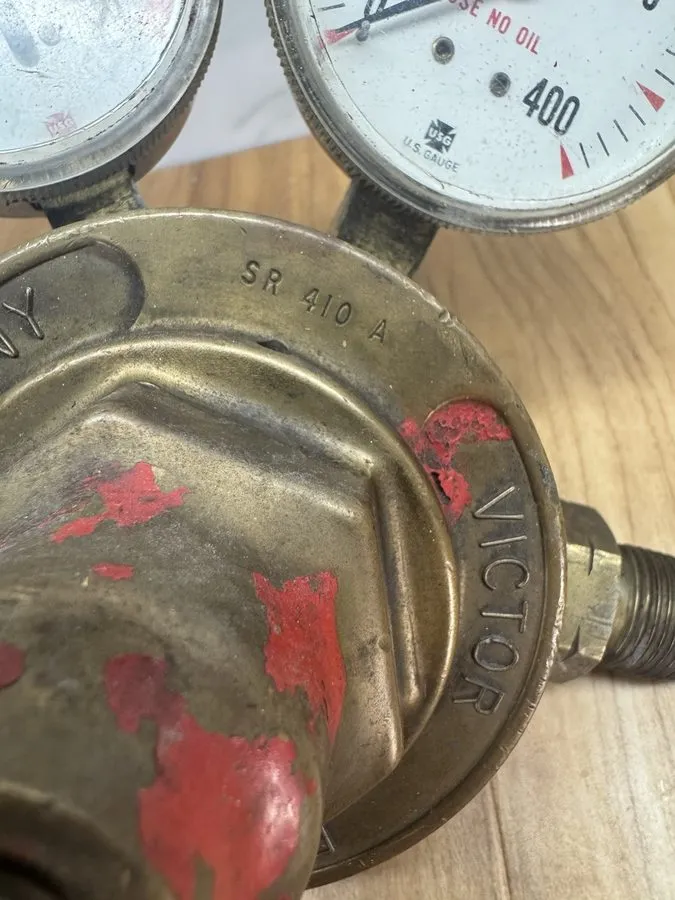 Трубопроводная арматура Vtg Victor Oxygen Compressed Gas Pressure Regulator & Ga