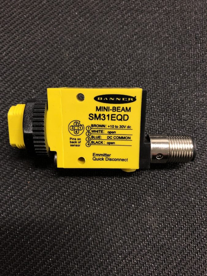 Фотоэлектрический датчик Banner SM31EQD Mini-Beam Photoelectric Emitter Sensor 1