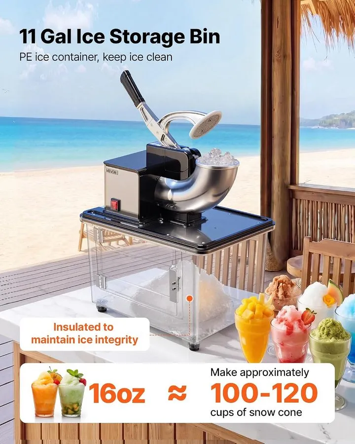 Оборудование для общепита Commercial Ice Crusher 661LBS/H, 350W Electric Snow Co — фото лота 2