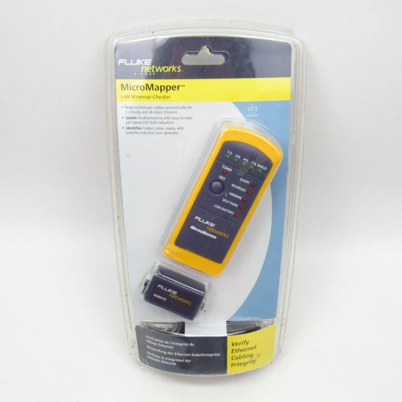Тестер Fluke Network MicroMapper MT-8200-49A Wiremap Checker