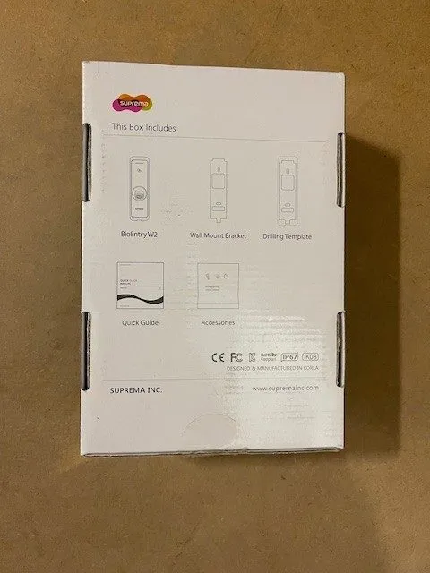 Оборудование видеонаблюдения Suprema W2 BEW2-OAP Biometric RFID Access Control e
