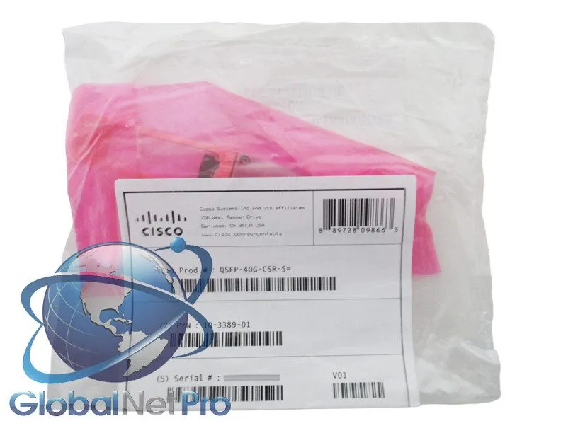 Трансивер CISCO QSFP-40G-CSR-S 40GBASE-CSR w/ LC Connector LIFETIME