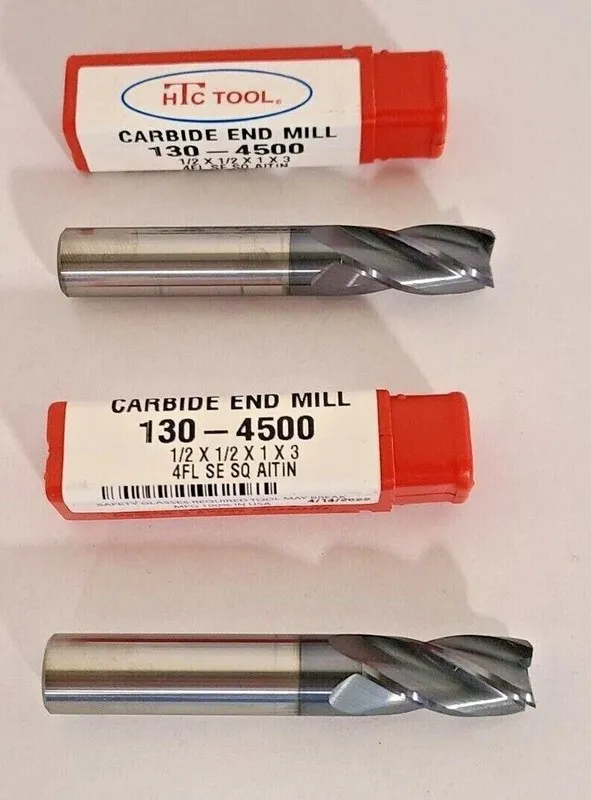 Режущий инструмент 1/4 FLUTE SINGLE END ALTIN COATED CARBIDE END MILL HTC 130-45