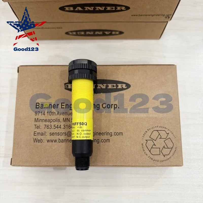 Фотоэлектрический датчик Banner S18P6FF50Q Photoelectric Sensor, 30883