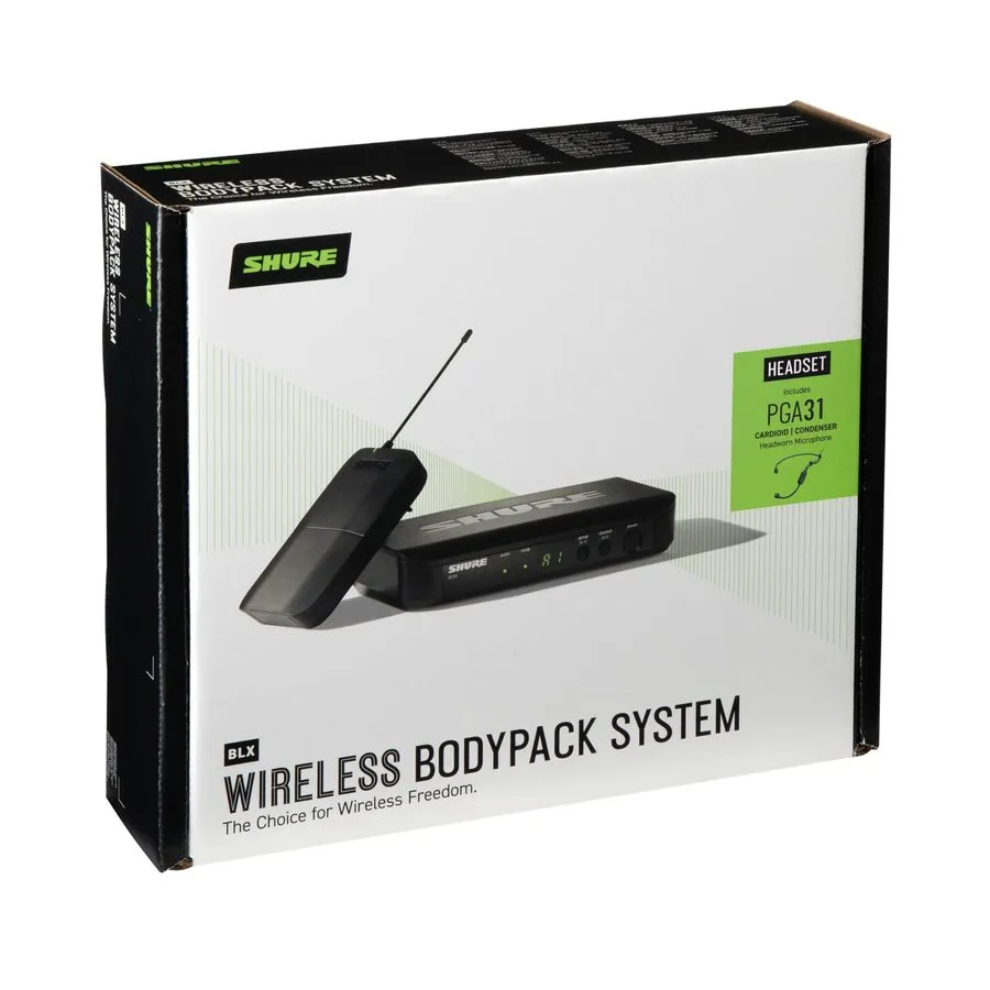 Радиосистема Shure BLX14/PGA31 Wireless Headworn Microphone System J11 Band