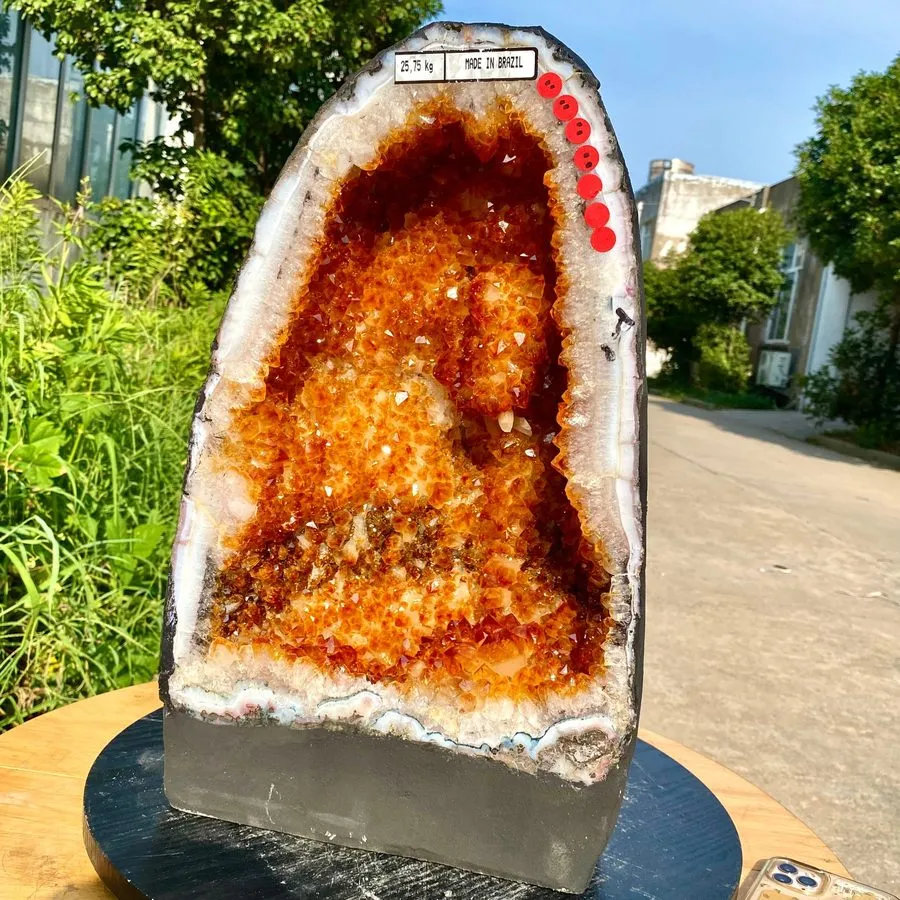Лабораторный прибор 56.54LB TOP A pair Natural Amethyst geode quartz cluster cry