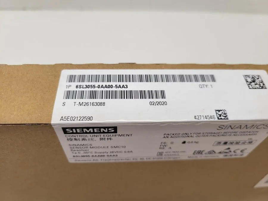 Частотный преобразователь 6SL3055-0AA00-5AA3 Siemens 24VDC Sensor Module Sinamic