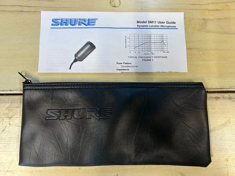 Микрофон Shure SM11-CN Lavalier Microphone — фото лота 2